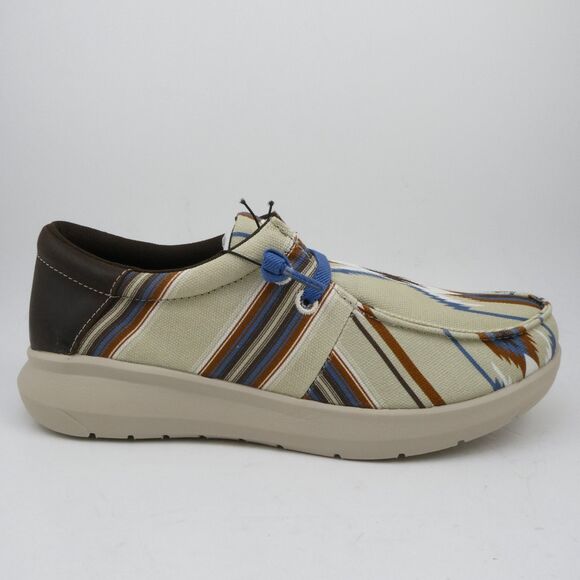 Ariat Men\'s US 9.5 EE Hilo Chimayo Arroyo Tan Southwestern Casual Slip-On Shoes main image 5